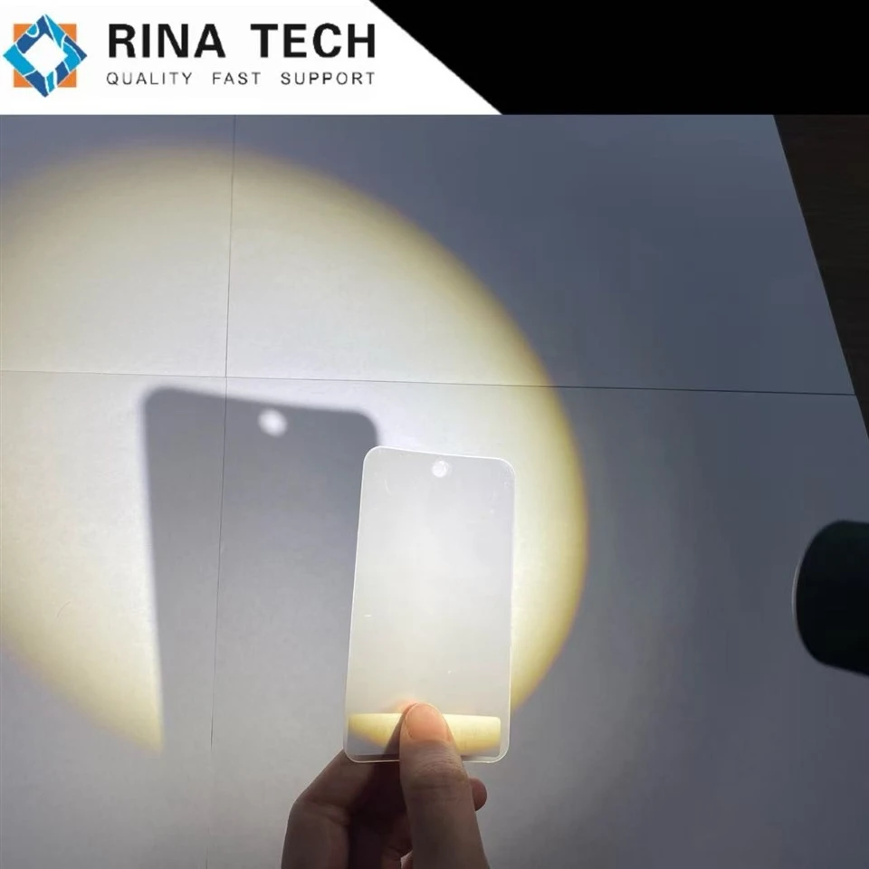 Single-sided/double-sided Microstructured Diffuser Film factory