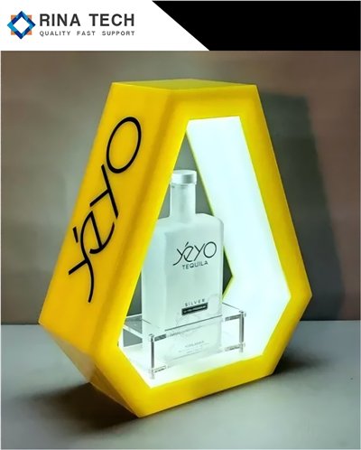 LEDアクリル香水ボトルディスプレイスタンド