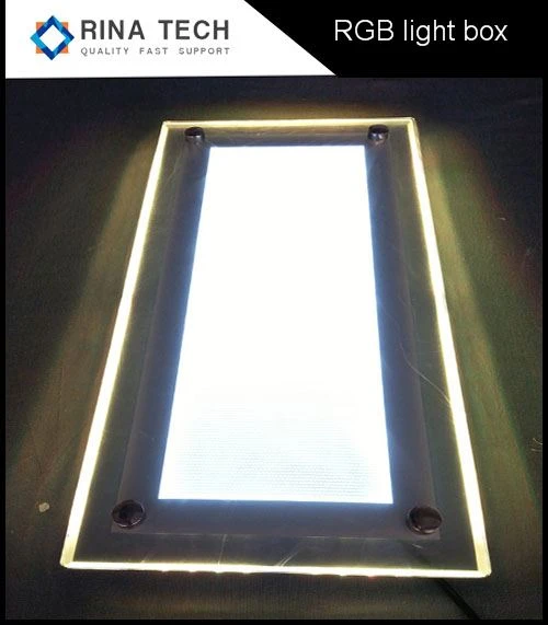 Single-Side Acrylic RGB Light Box